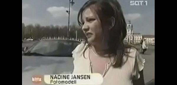  Nadine Jansen Riding Around Topless